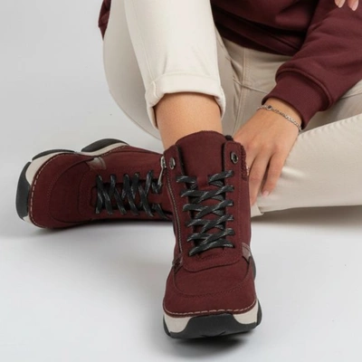 Trzewiki RIEKER - 45960-35 Red