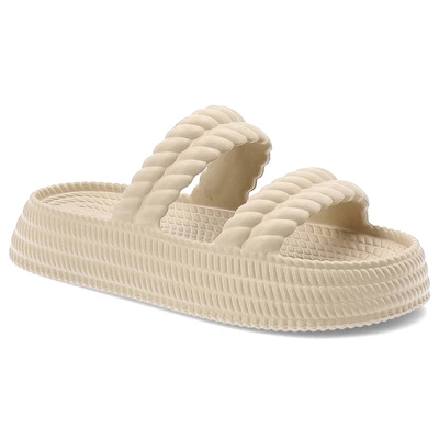 Klapki S.BARSKI - ZK51-001 Beige