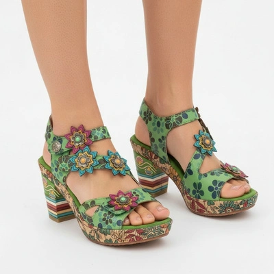 Sandały LAURA VITA - Nellao 33 AS311-33 Vert