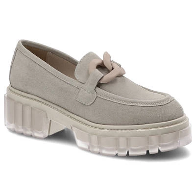 Półbuty KARINO - 4269/001-P Beż/Welur