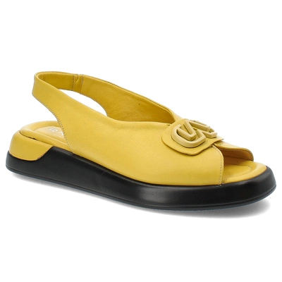 Sandały RAVINI - 532.498 Żółty 41T Boncksyh