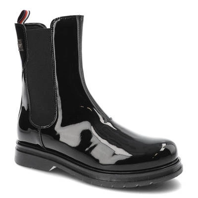 Botki TOMMY HILFIGER - T4A5-32408-0775999-Chelsea Boot Black 999