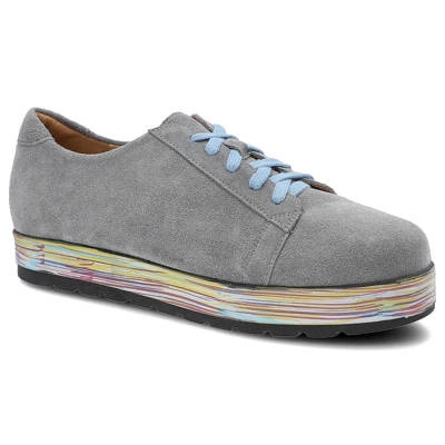 Półbuty ANNMEX - 8487 Szary 11D