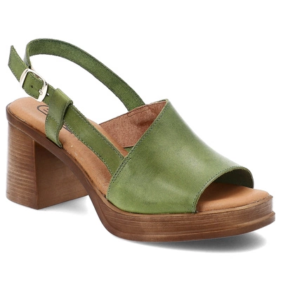 Sandały HEE - 25544 Vaquetilla Pistacho
