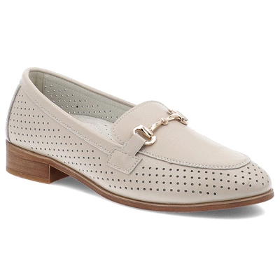 Półbuty S.Barski - LR51-588 Beige