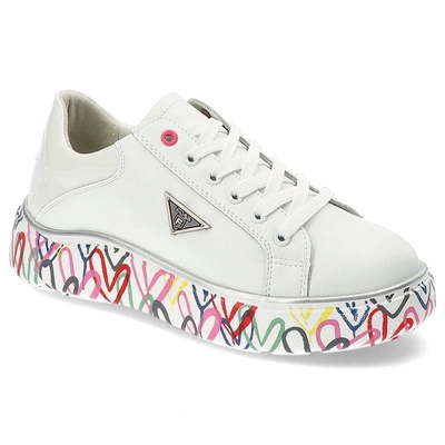 Sneakersy FILIPPO - DP4480/24 WH MLT Biały/Multikolor