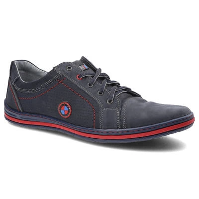 Halbschuhe AVANTI - 422 51 Dunkelblau/Rot