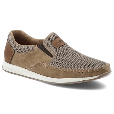 Półbuty RIEKER - 11954-64 Beige