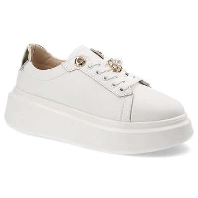 Sneakersy ARTIKER - 54C1888 Biały/Złoty
