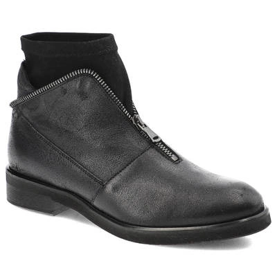 Stiefeletten CARINII - B3420-I03-E17-000-B42 Schwarz/Niklowy