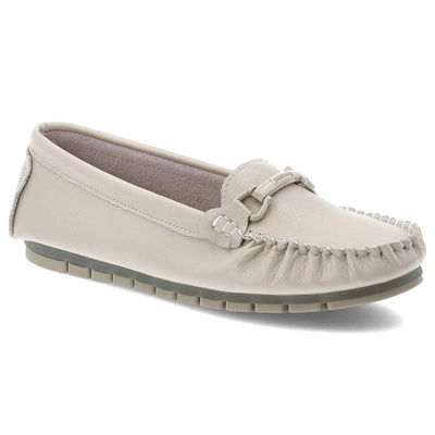 Mokasyny S.BARSKI - LR51-547 Beige