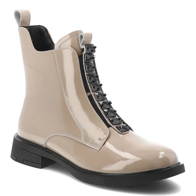 Botki S.BARSKI - MR52-108 Beige
