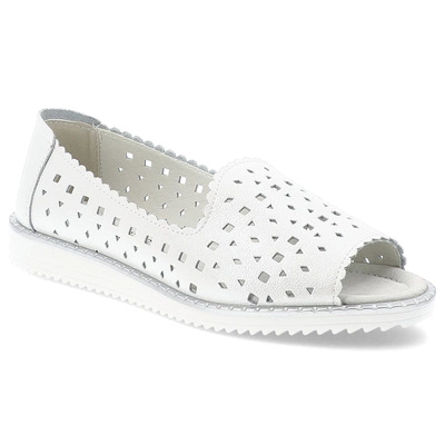 Baleriny S.BARSKI - LR51-922 Pearl White