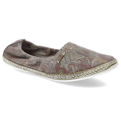 Espadrilky LEMAR - 10012 Haft Szary