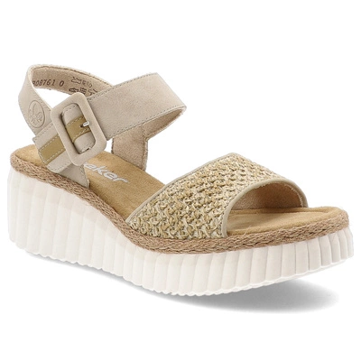 Sandały RIEKER - 69176-62 Beige