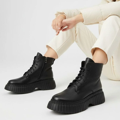 Botki ARMODO - 60463 V.Czarny+Cn.