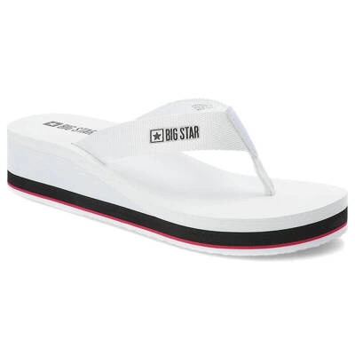 Klapki BIG STAR - JJ274A333 Biały