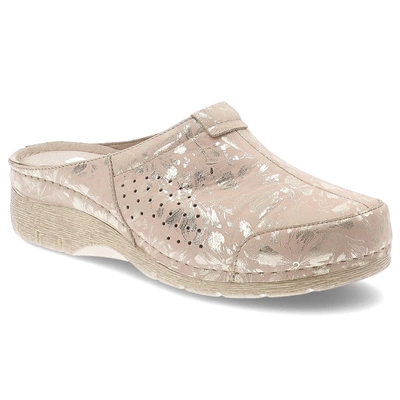 Klapki ARMODO - 5-1401-024 Pigi Złote Kwiaty