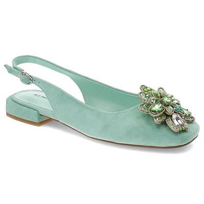 Sandały ALMA EN PENA - V240391 Suede Kiwi
