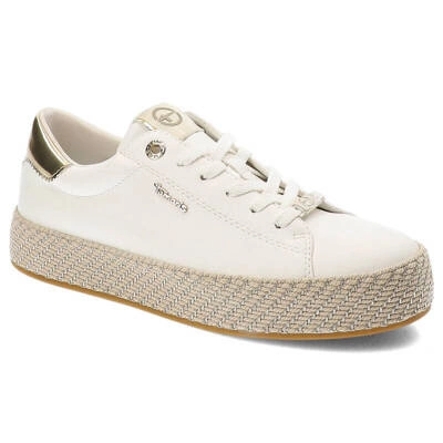 Espadryle TAMARIS - 1-23713-42 190 White/Gold
