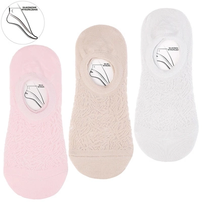 Baleriny MORAJ 3 Pary - CDB200-391 Mix Kolor