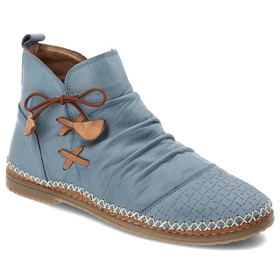 Stiefeletten RAVINI - 1821-X Denim-Tan