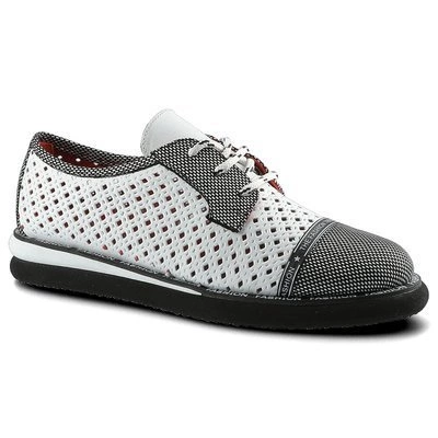 Półbuty LANQIER - 46C2339 Biały