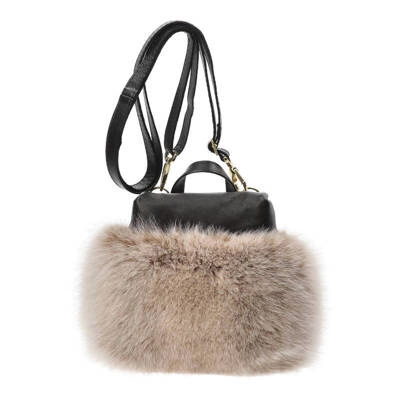 Torebka LUKA-PELLI - T32-2 Z Naturalnym Futrem Z Lisa