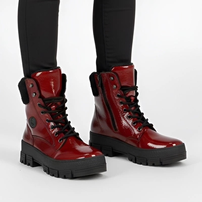Botki RIEKER - Y0220-33 Red
