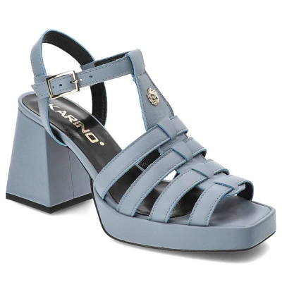 Sandały KARINO - 4550/058-P Niebieski/Lico