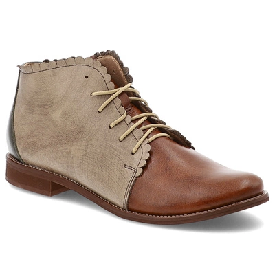 Botki ARMODO - 4078/Hogl S Brąz/Kawa/Oliwka