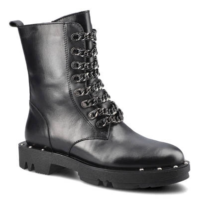 Stiefeletten CARINII - B7614_-E50-000-000-000 Schwarz