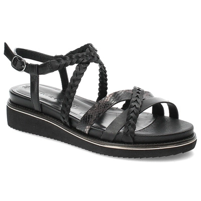 Sandalen TAMARIS - 1-28207-42 001 Schwarze