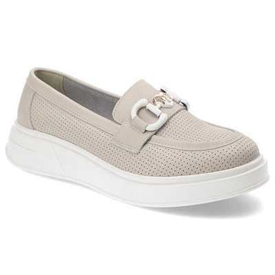 Półbuty S.BARSKI - LR720 Beige