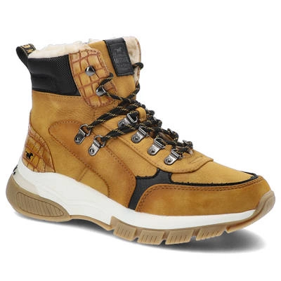 Botki MUSTANG - 1367-602-660 Żółte 49C0052