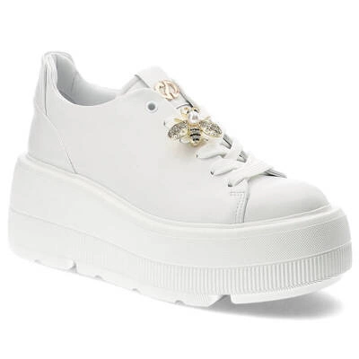 Sneakersy CARINII - B9613/4_-L46-000-000-G36 Biały