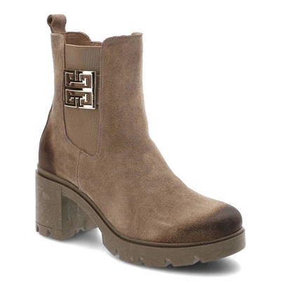 Stiefeletten LEMAR - 60396 W.Taupe+Gold