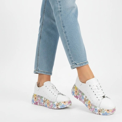 Sneakersy FILIPPO - DP7507/26 WH MLT Biały Multikolor