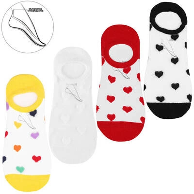 Baleriny MORAJ 3 Pary - CDB200-123 Mix Kolor