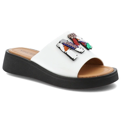 Klapki VINCEZA - 66623 WH Biały