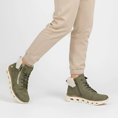 Botki RIEKER - M6014-54 Green