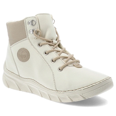 Botki RIEKER - 55040-80 White