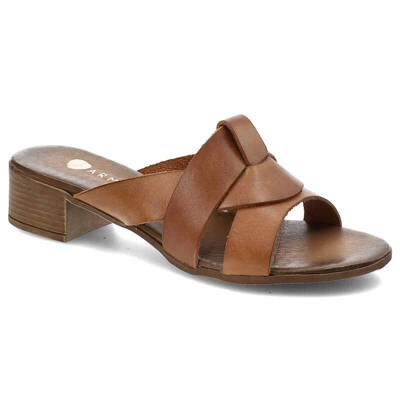 Klapki ARMODO- 40236 Bf. Brąz