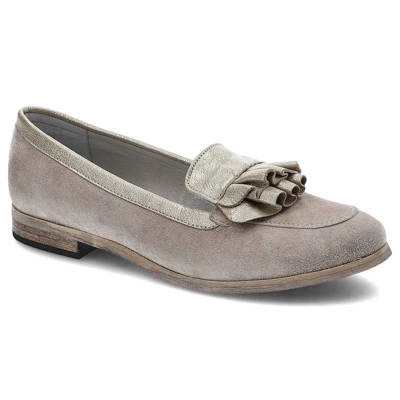 Półbuty KARINO - 2484/127-P Beżowy/Złoty