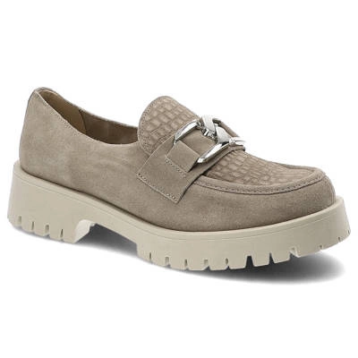 Półbuty LEMAR - 20089 W.Taupe/Bolzano/Srebrny