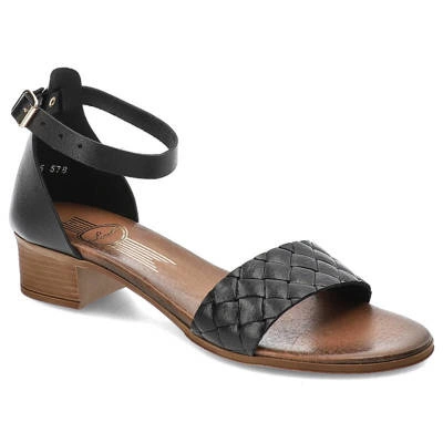 Sandały LEMAR - 40235 Bf.Czarny+Bari Czarny