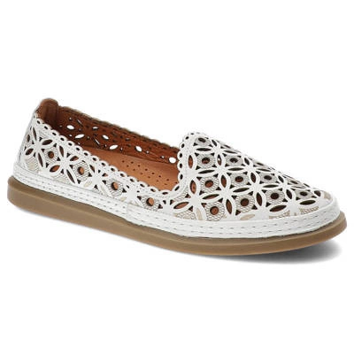 Halbschuhe VENEZIA - 050-RE86 White