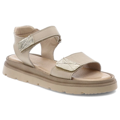 Sandały ARMODO - 40443 V.Taupe+Kryształ Złoto