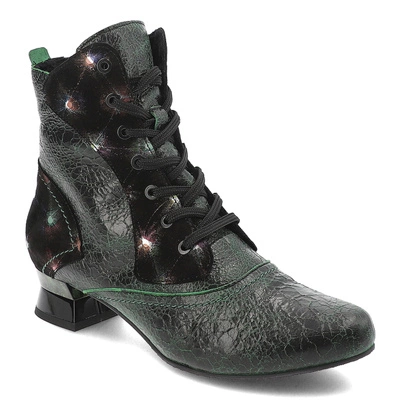 Botki ARMODO - 7146A Grün/Schwarz