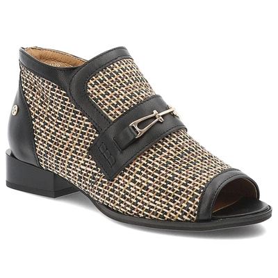 Botki MACIEJKA - 06934-39/00-1 Czarny+Beż